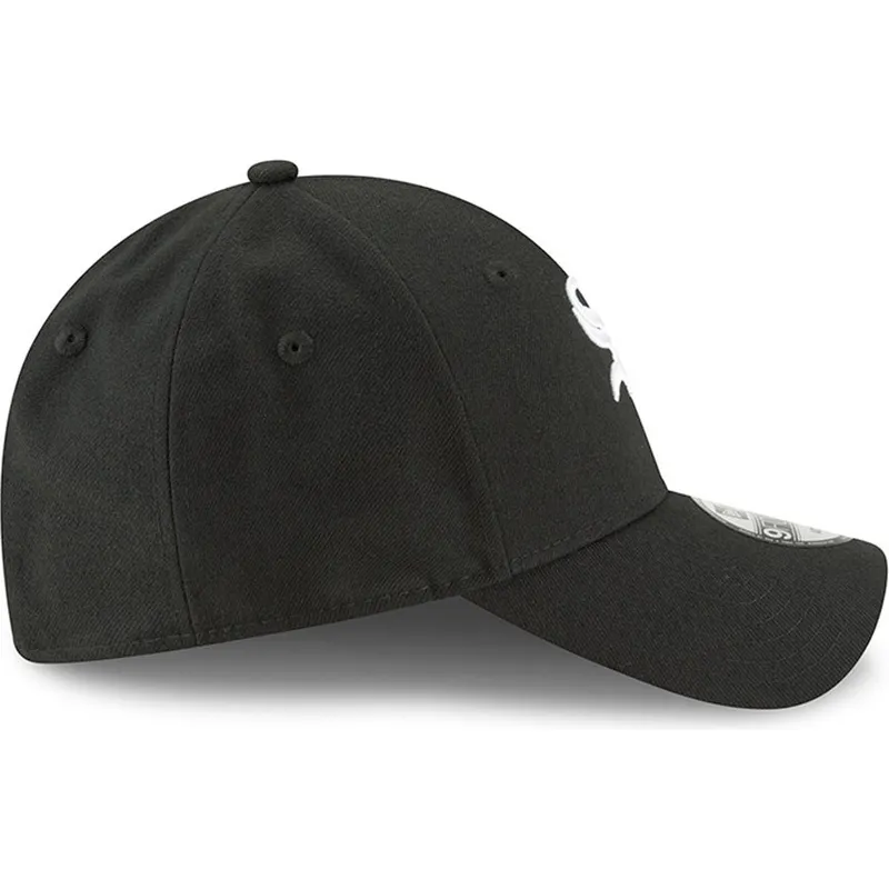kepure-islenkta-juoda-reguliuojama-juostele-9forty-the-league-chicago-white-sox-mlb-new-era