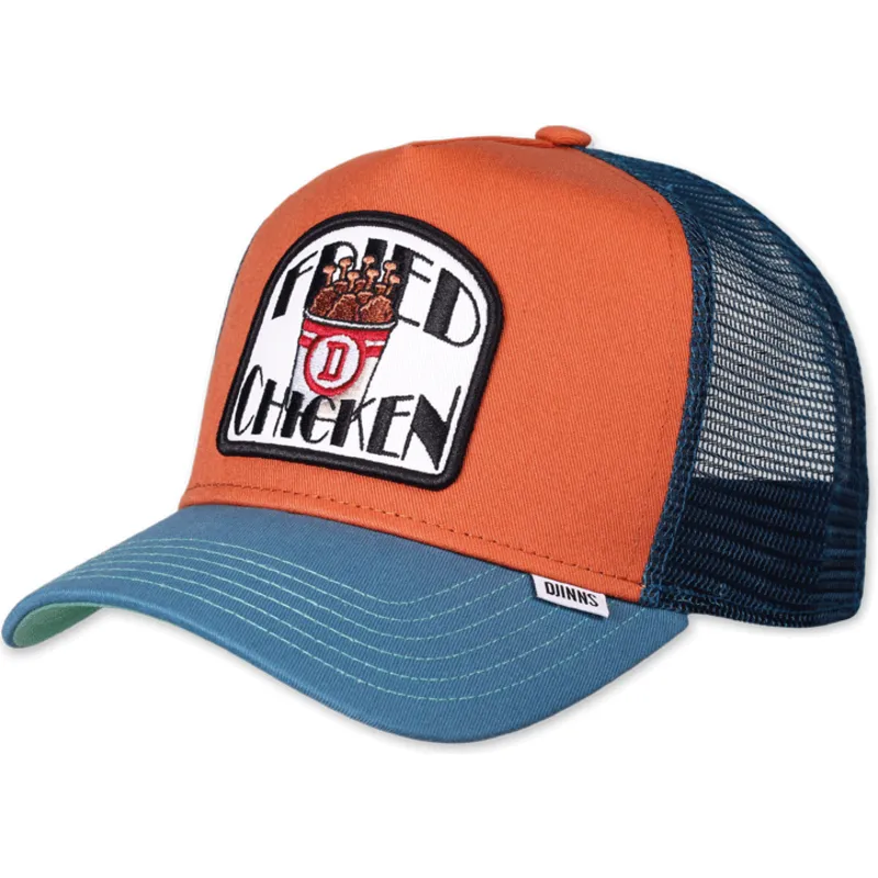 kepure-islenkta-ruda-snapback-fried-chicken-hft-food-djinns