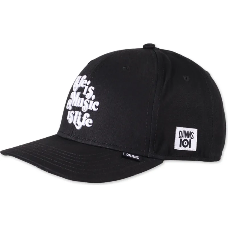 cap-islenkta-black-adjustable-strap-djinns