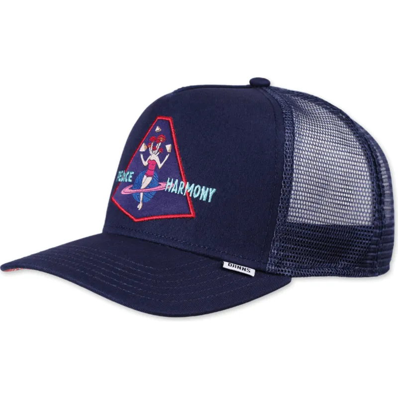 kepure-islenkta-tamsiai-melyna-snapback-peace-harmony-hft-djinns
