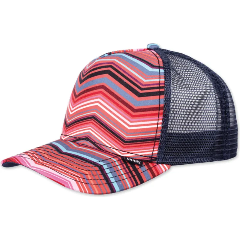 kepure-islenkta-tamsiai-melyna-snapback-hft-psycho-zigzag-djinns