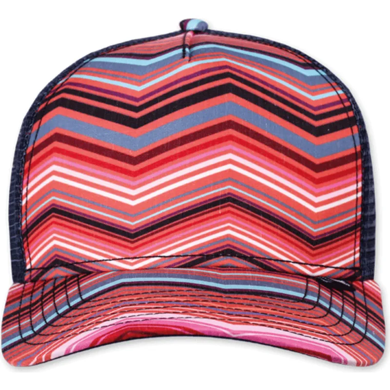 kepure-islenkta-tamsiai-melyna-snapback-hft-psycho-zigzag-djinns