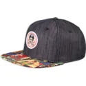 kepure-plokscia-juoda-snapback-frida-kahlo-linen-rev-djinns