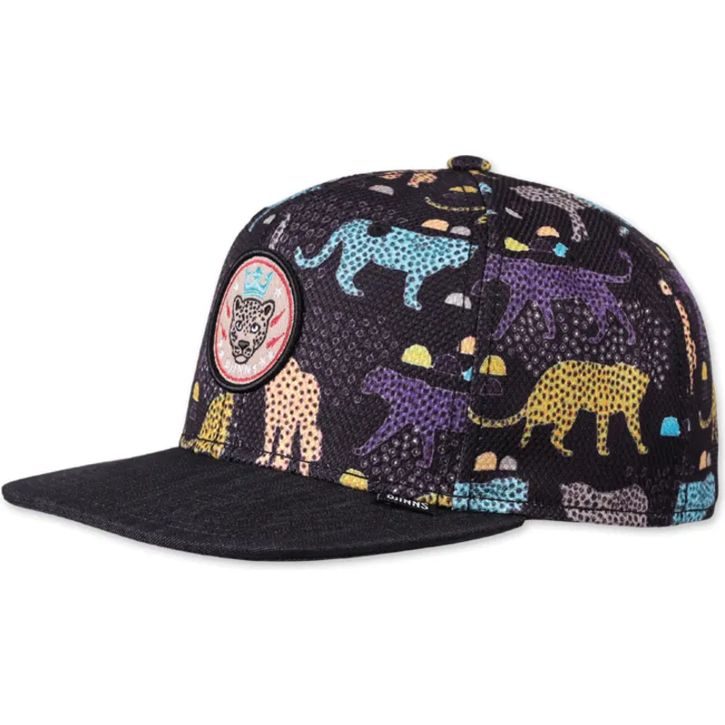 kepure-plokscia-juoda-snapback-gepard-linen-djinns