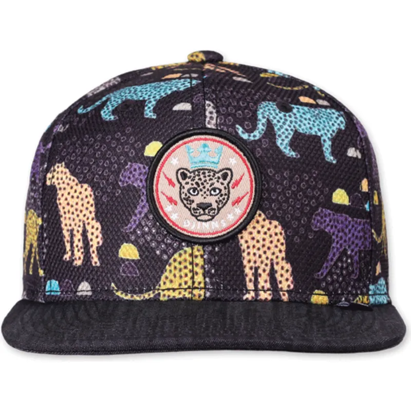 kepure-plokscia-juoda-snapback-gepard-linen-djinns