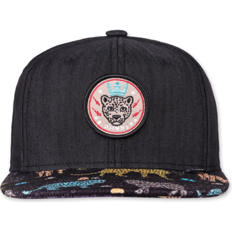 kepure-plokscia-juoda-snapback-gepard-linen-rev-djinns kepure-plokscia-juoda-snapback-gepard-linen-rev-djinns