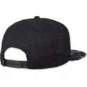 kepure-plokscia-juoda-snapback-gepard-linen-rev-djinns