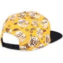 snapback-z-plaskim-daszkiem-w-kolorze-zoltym-i-czarnym-lucky-cat-linen-od-djinns