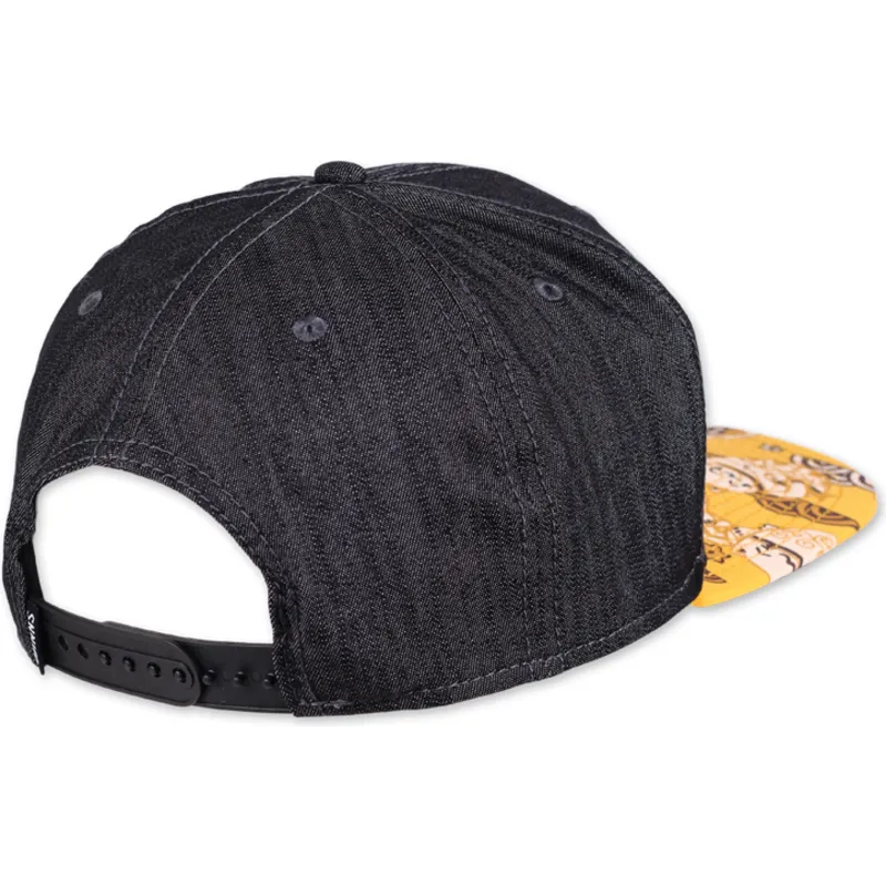 kepure-plokscia-juoda-snapback-lucky-cat-linen-rev-djinns kepure-plokscia-juoda-snapback-lucky-cat-linen-rev-djinns