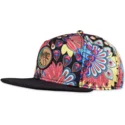 kepure-plokscia-ivairiaspalvis-snapback-peacock-linen-djinns