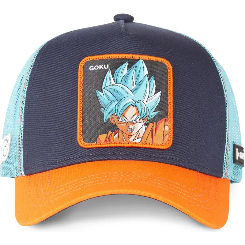kepure-islenkta-tamsiai-melyna-snapback-super-saiyan-blue-cas-gok2-son-goku-dragon-ball-capslab