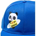 czapka-plaska-niebieska-snapback-panda-by-domingo-zapata-od-kimoa