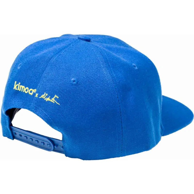 kepure-plokscia-melyna-snapback-by-domingo-zapata-kimoa