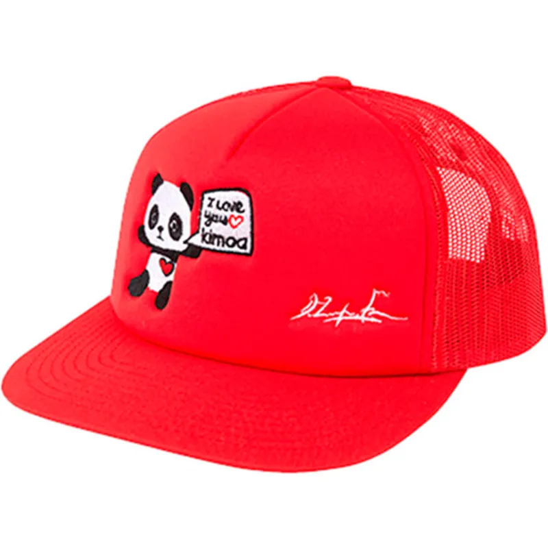 kepure-plokscia-raudona-snapback-by-domingo-zapata-kimoa