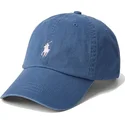 kepure-islenkta-tamsiai-melyna-reguliuojamas-rosa-cotton-chino-classic-sport-polo-ralph-lauren