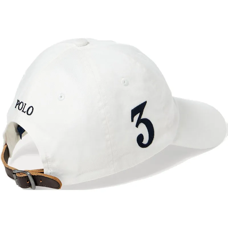 kepure-islenkta-balta-reguliuojamas-big-pony-chino-classic-sport-polo-ralph-lauren