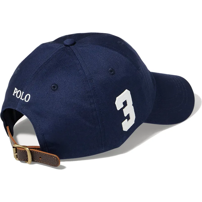 kepure-islenkta-tamsiai-melyna-reguliuojamas-big-pony-chino-classic-sport-polo-ralph-lauren