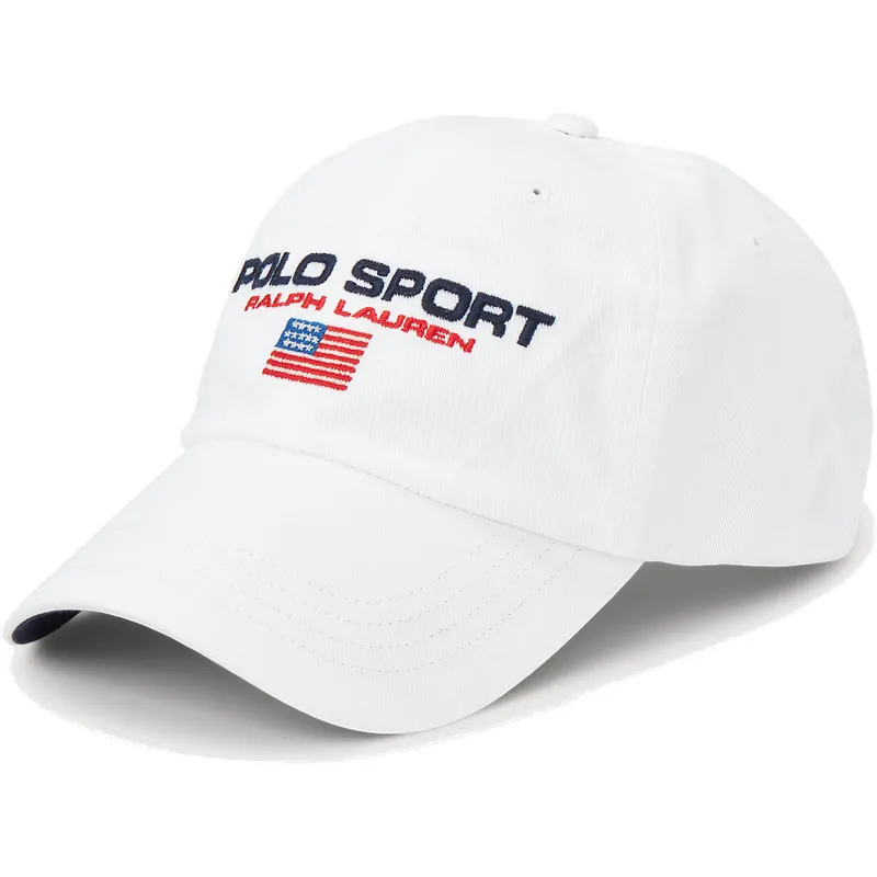 kepure-islenkta-balta-reguliuojamas-sport-twill-polo-ralph-lauren