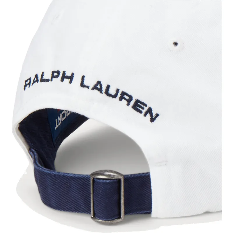 kepure-islenkta-balta-reguliuojamas-sport-twill-polo-ralph-lauren