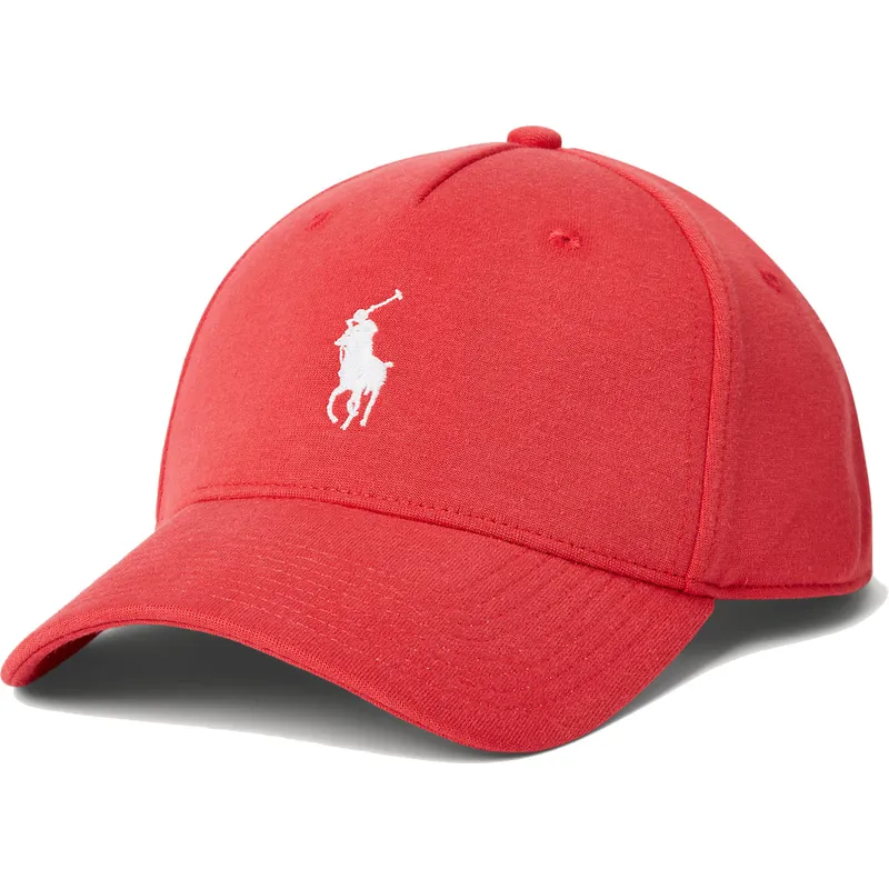 kepure-islenkta-raudona-snapback-ponte-darted-modern-sport-polo-ralph-lauren