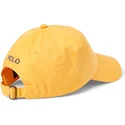 zolta-zakrzywiona-czapka-z-regulacja-z-niebieskim-logo-cotton-chino-classic-sport-od-polo-ralph-lauren