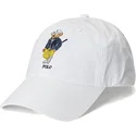 kepure-islenkta-balta-reguliuojamas-bear-twill-polo-ralph-lauren