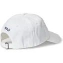 kepure-islenkta-balta-reguliuojamas-bear-twill-polo-ralph-lauren