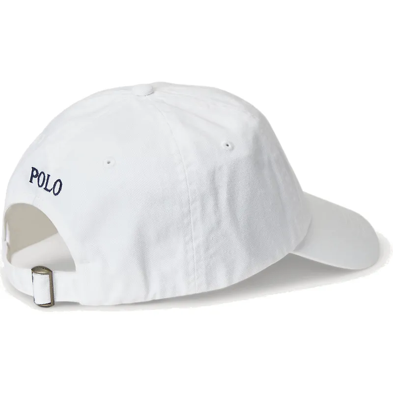 kepure-islenkta-balta-reguliuojamas-bear-twill-polo-ralph-lauren