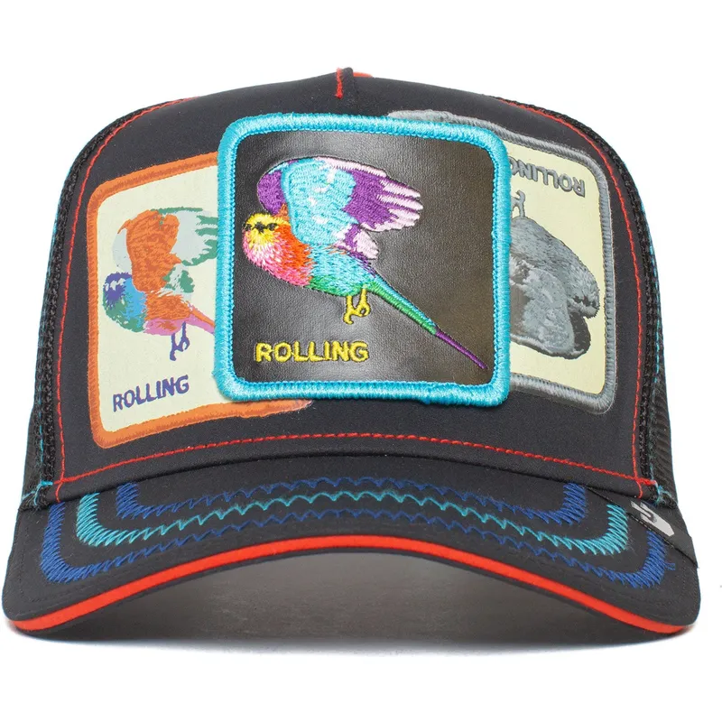 kepure-islenkta-juoda-snapback-rolling-rrolling-this-is-the-drip-the-farm-goorin-bros