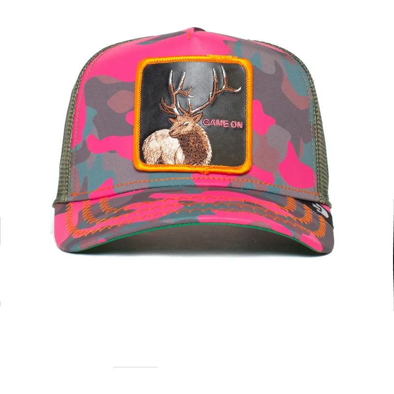 kepure-islenkta-kamufliazas-snapback-rosa-game-on-elk-season-dreams-the-farm-goorin-bros