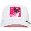 biala-czapka-trucker-z-kotem-cool-kitty-trip-the-farm-od-goorin-bros