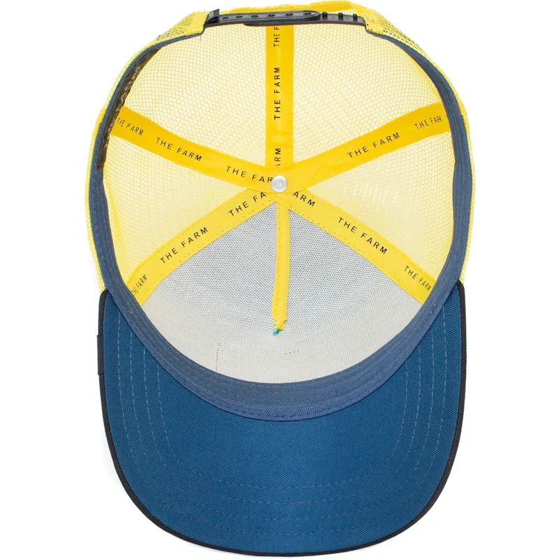 czapka-trucker-czarna-i-zolta-kogut-cock-trip-the-farm-od-goorin-bros