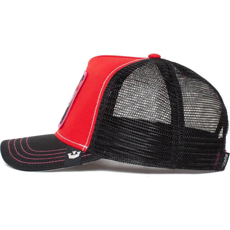 kepure-islenkta-raudona-snapback-foxy-trip-the-farm-goorin-bros