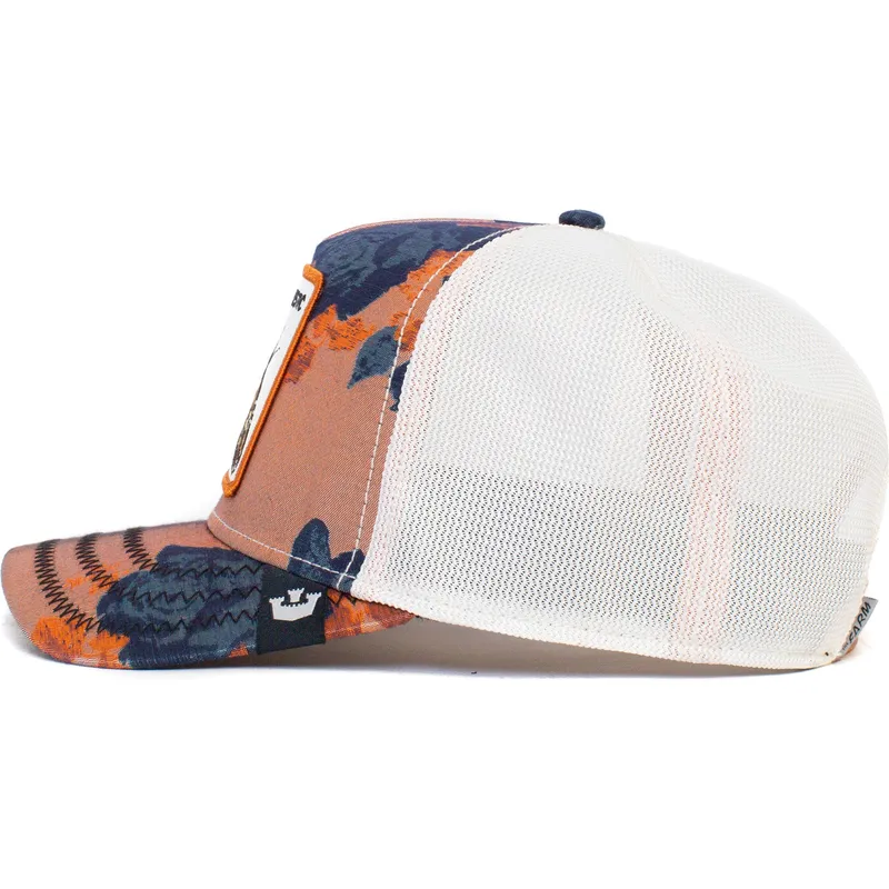 kepure-islenkta-oranzine-snapback-majestic-monarchy-of-roses-the-farm-goorin-bros