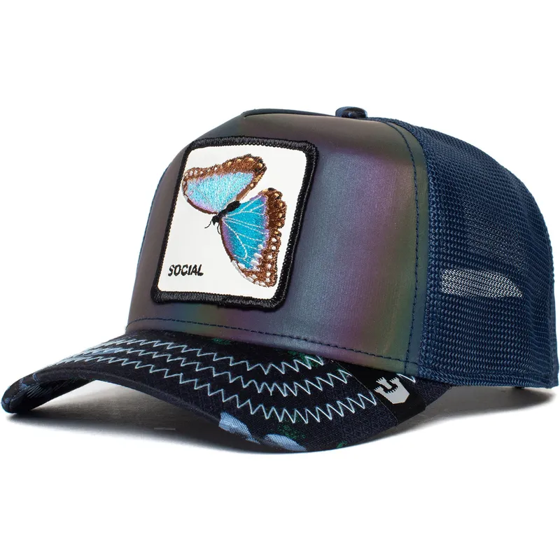 kepure-islenkta-melyna-snapback-social-soirees-for-days-the-farm-goorin-bros kepure-islenkta-melyna-snapback-social-soirees-for-days-the-farm-goorin-bros