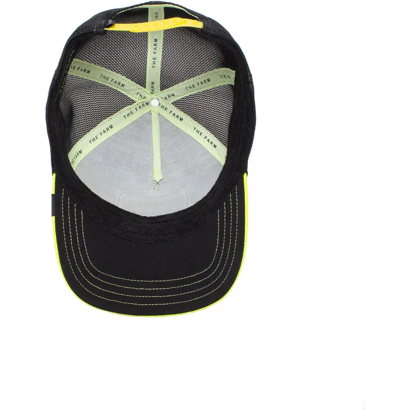 czapka-trucker-czarna-i-zolta-lew-king-everything-the-light-touches-the-farm-od-goorin-bros