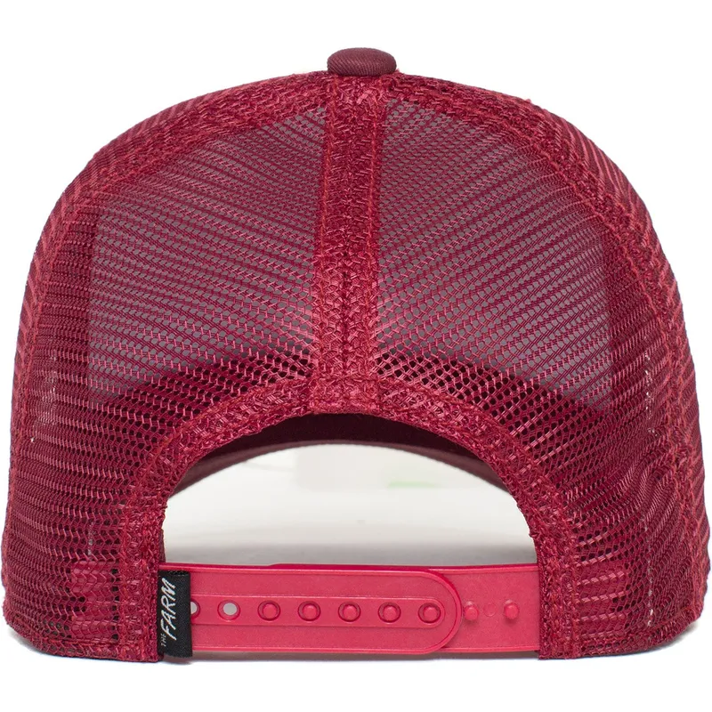 kepure-islenkta-raudona-snapback-handsome-truckin-the-farm-goorin-bros