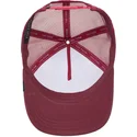 kepure-islenkta-raudona-snapback-handsome-truckin-the-farm-goorin-bros