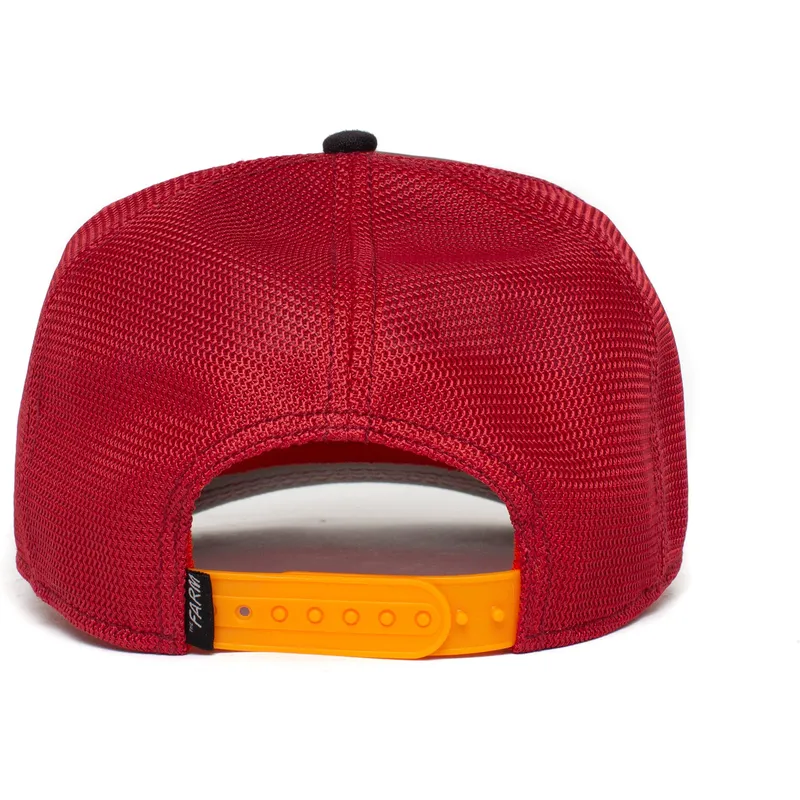 czapka-trucker-czerwona-jaszczurka-prickly-dust-devil-the-farm-od-goorin-bros