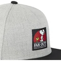 czapka-z-daszkiem-szara-i-czarna-snapback-snoopy-far-out-naw3-peanuts-od-capslab