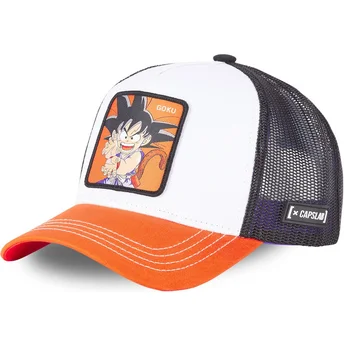 Cap išlenkta white snapback Son Goku Dragon Ball Capslab