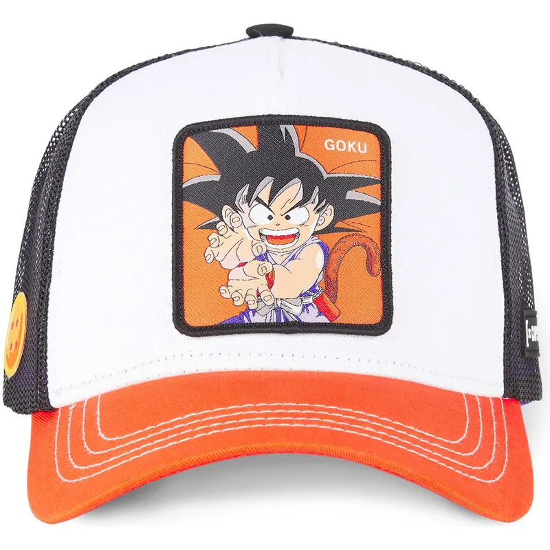 cap-islenkta-white-snapback-son-goku-dragon-ball-capslab