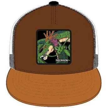 Καφέ επίπεδο καπέλο trucker Shenron SHE5 Dragon Ball από Capslab