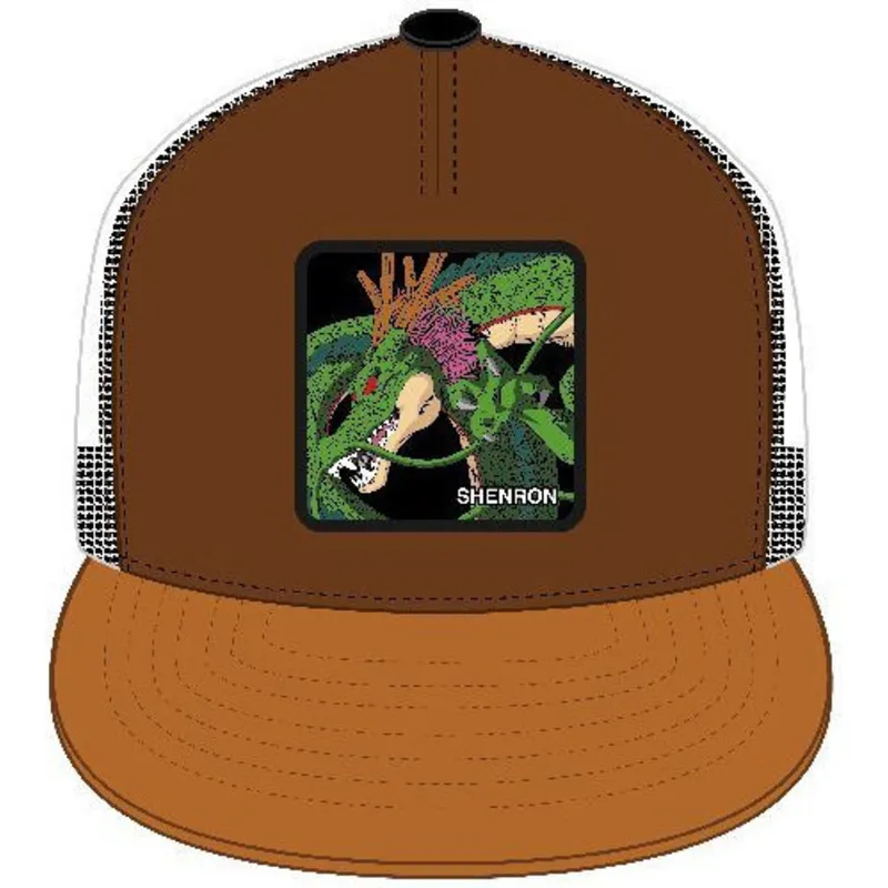 czapka-plaska-trucker-brazowa-shenron-she5-dragon-ball-od-capslab