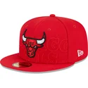 cap-plokscia-red-ajustada-59fifty-draft-edition-2023-chicago-bulls-nba-new-era