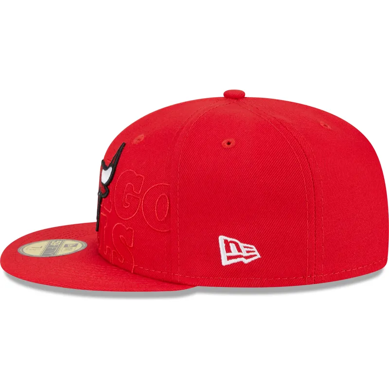 cap-plokscia-red-ajustada-59fifty-draft-edition-2023-chicago-bulls-nba-new-era
