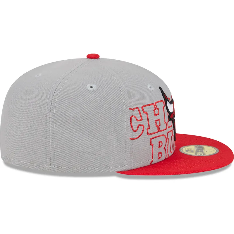 kepure-plokscia-pilka-priglundanti-59fifty-draft-edition-2023-chicago-bulls-nba-new-era