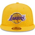 kepure-plokscia-geltona-snapback-9fifty-draft-edition-2023-los-angeles-lakers-nba-new-era