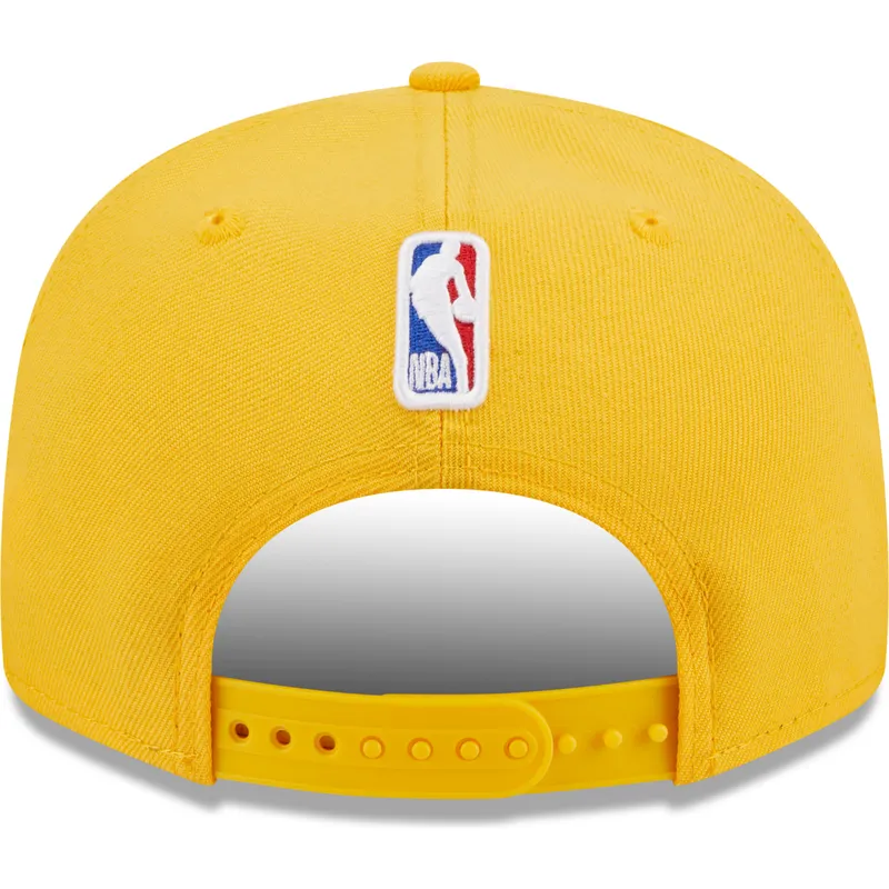 kepure-plokscia-geltona-snapback-9fifty-draft-edition-2023-los-angeles-lakers-nba-new-era