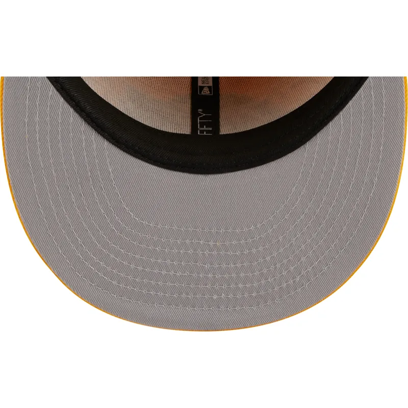 kepure-plokscia-geltona-snapback-9fifty-draft-edition-2023-los-angeles-lakers-nba-new-era